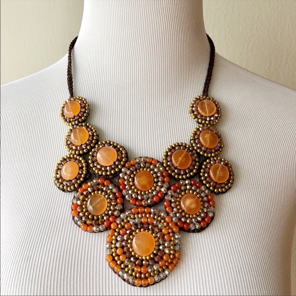 Mexican Handcrafted Brown Beads Necklace
